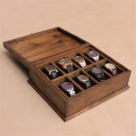 personalized wood watch cases